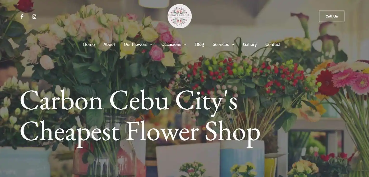 Flower Bar Cebu - Client of Go Digital With Gem